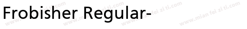 Frobisher Regular字体转换